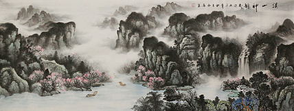 小六尺山水&mdash;&mdash;画家永亮
