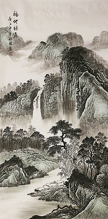 四尺山水&mdash;&mdash;画家裕国51