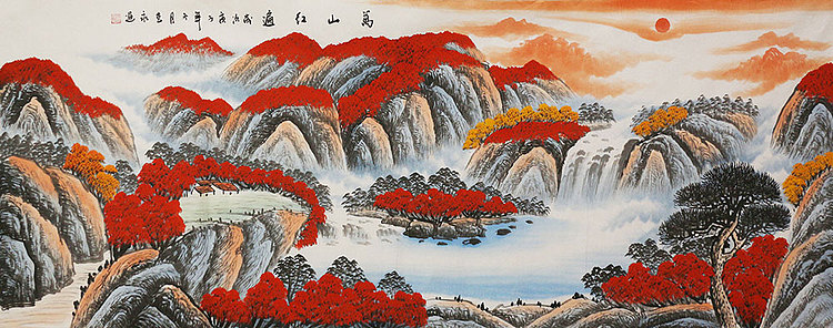 小六尺山水&mdash;&mdash;画家永茂