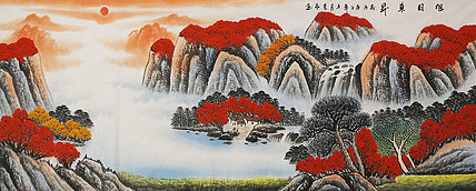 小六尺山水&mdash;&mdash;画家永茂