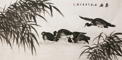 画家 李玉夕 春韵