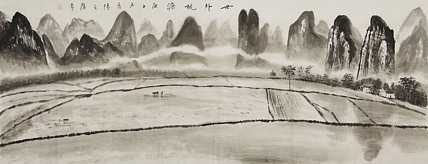 小六尺山水&mdash;&mdash;画家张之鹰