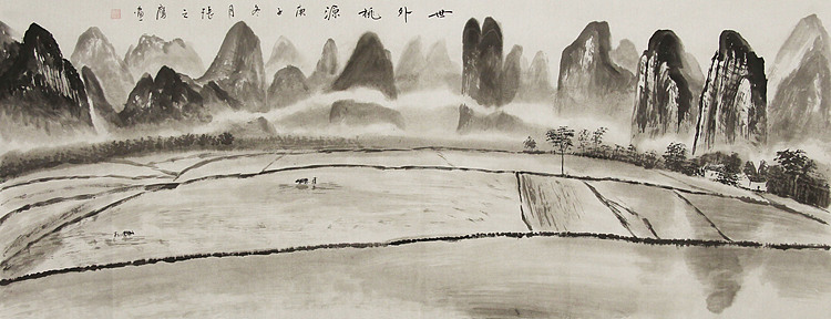 小六尺山水&mdash;&mdash;画家张之鹰
