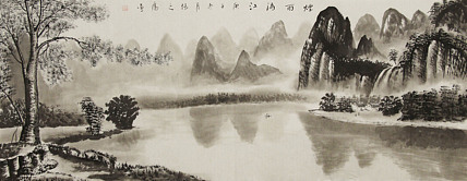 小六尺山水&mdash;&mdash;画家张之鹰