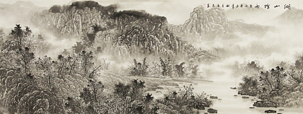 小六尺山水——画家永亮
