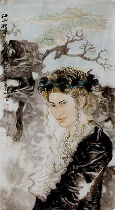 大学讲师 中美协会员 中央美院硕士 刘结锋 人物精品 江山如梦