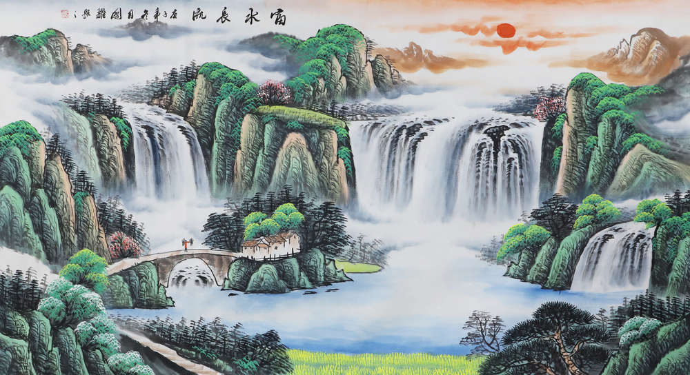 小六尺山水——画家国耀