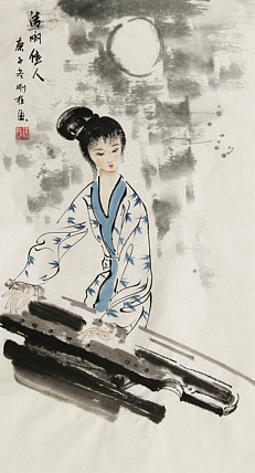 精品人物作品——画家刚柱