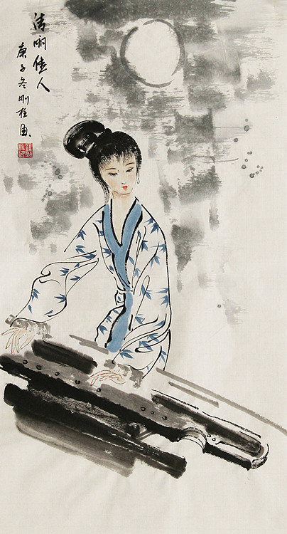 精品人物作品——画家刚柱