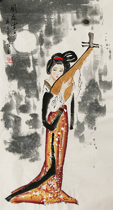 精品人物作品——画家刚柱