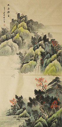 四尺山水&mdash;&mdash;画家李仙山