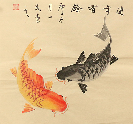 斗方花鸟作品——画家刘一民