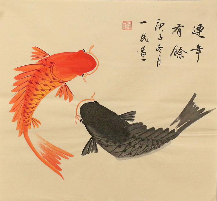 斗方花鸟作品——画家刘一民