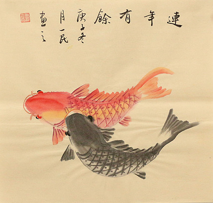 斗方花鸟作品——画家刘一民