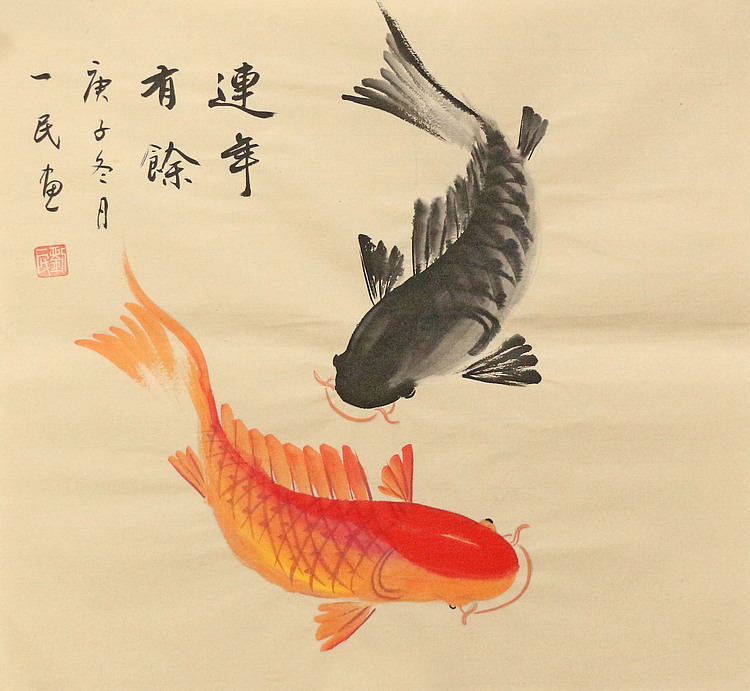 斗方花鸟作品——画家刘一民