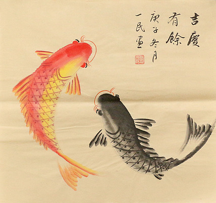 斗方花鸟作品——画家刘一民
