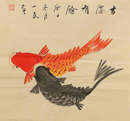斗方花鸟作品——画家刘一民