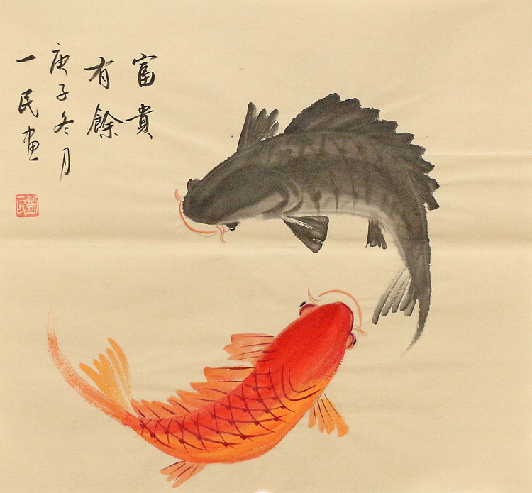 斗方花鸟作品——画家刘一民