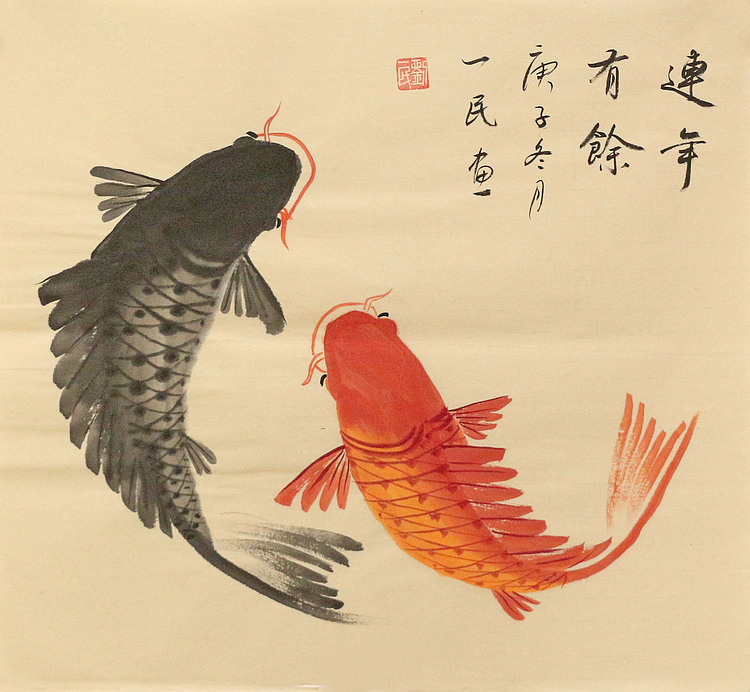 斗方花鸟作品——画家刘一民