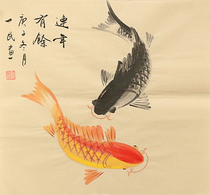 斗方花鸟作品——画家刘一民