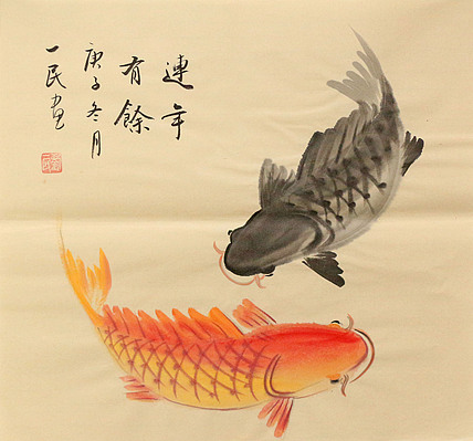 斗方花鸟作品——画家刘一民