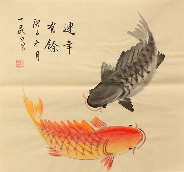 斗方花鸟作品——画家刘一民