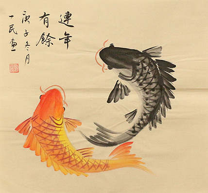 斗方花鸟作品——画家刘一民