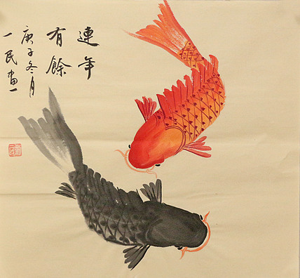 斗方花鸟作品——画家刘一民