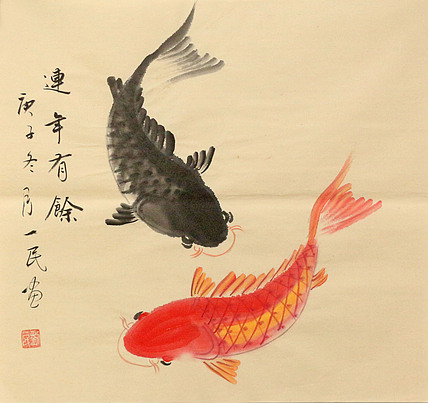 斗方花鸟作品——画家刘一民