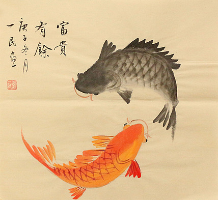 斗方花鸟作品——画家刘一民