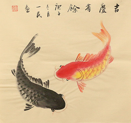 斗方花鸟作品——画家刘一民