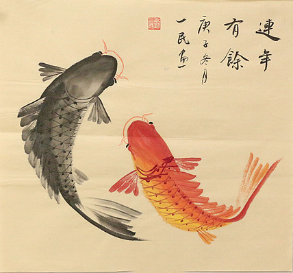 斗方花鸟作品——画家刘一民