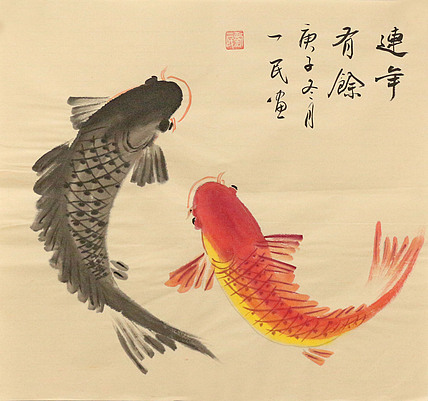 斗方花鸟作品——画家刘一民