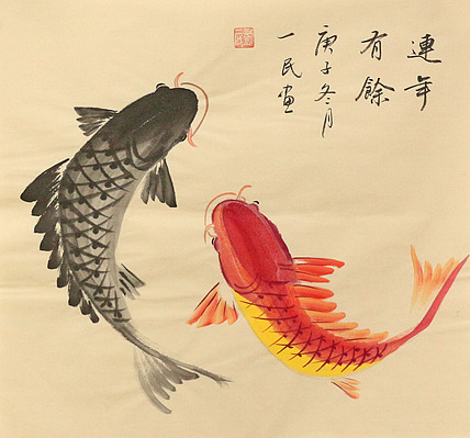 斗方花鸟作品——画家刘一民