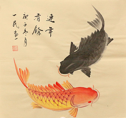 斗方花鸟作品——画家刘一民