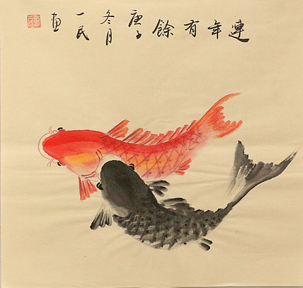 斗方花鸟作品——画家刘一民