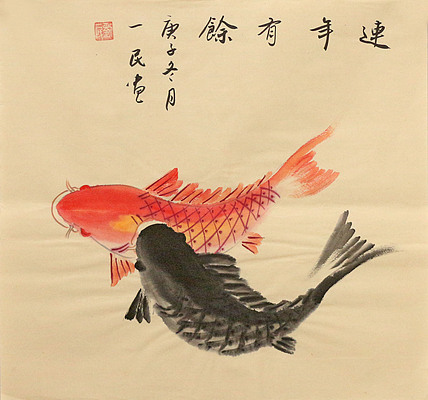 斗方花鸟作品——画家刘一民