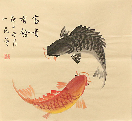斗方花鸟作品——画家刘一民