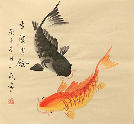 斗方花鸟作品——画家刘一民