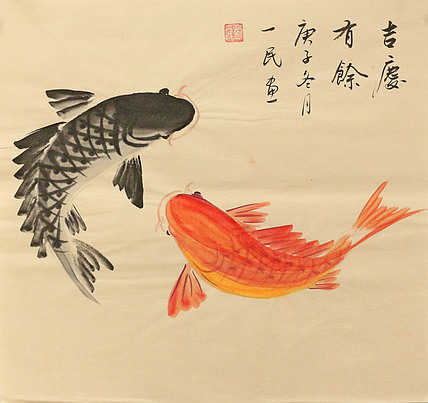 斗方花鸟作品——画家刘一民