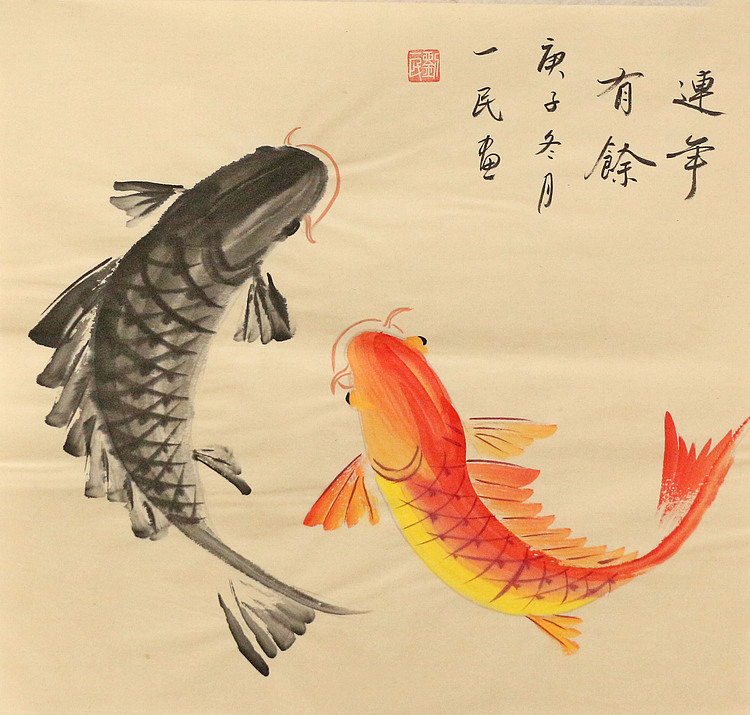 斗方花鸟作品——画家刘一民