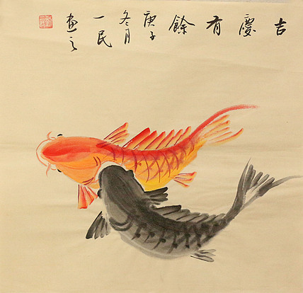 斗方花鸟作品——画家刘一民