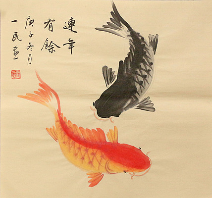 斗方花鸟作品——画家刘一民