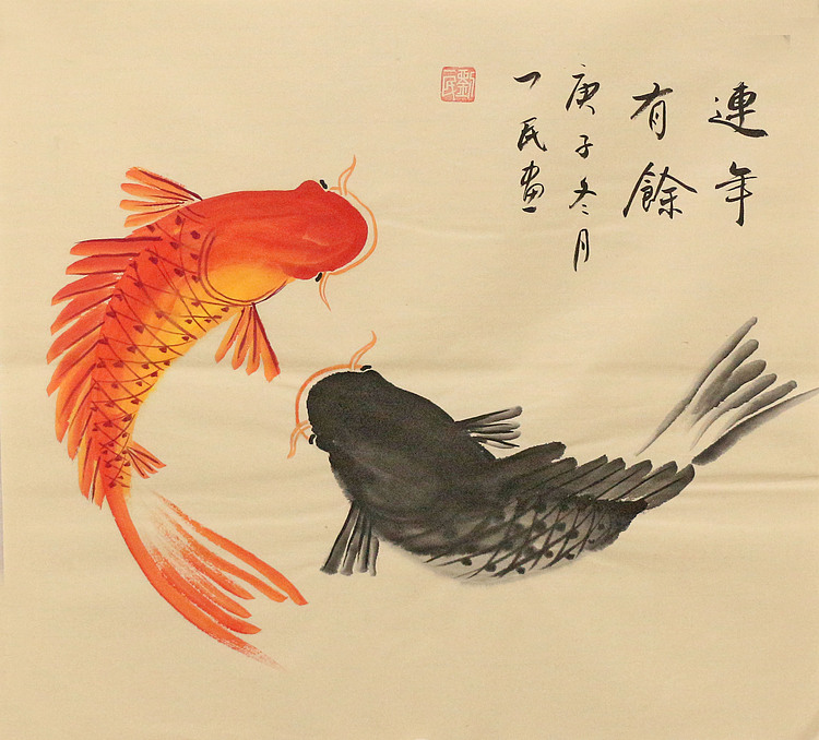斗方花鸟作品——画家刘一民