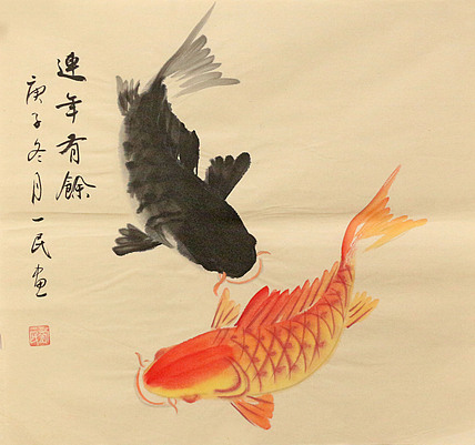 斗方花鸟作品——画家刘一民