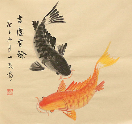斗方花鸟作品——画家刘一民