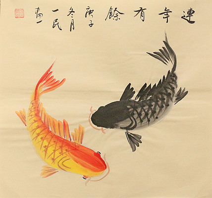 斗方花鸟作品——画家刘一民