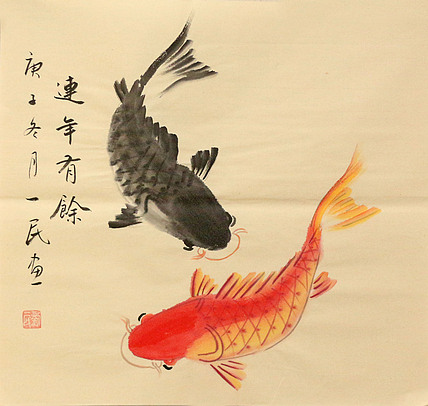 斗方花鸟作品——画家刘一民