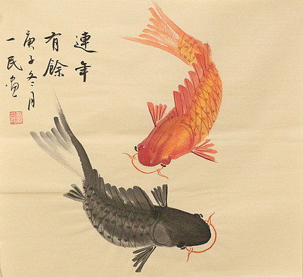 斗方花鸟作品——画家刘一民