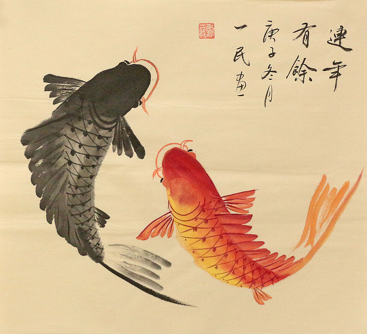 斗方花鸟作品——画家刘一民